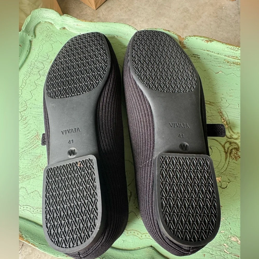 Vivaia Margot Mary Jane Flats Square Toe size 41 Wide (10W) - Picture 4 of 5